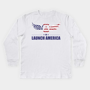 LAUNCH AMERICA Kids Long Sleeve T-Shirt